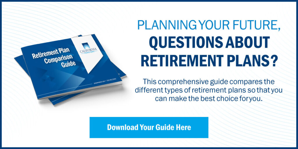 Planning your future, questions about retirement plans? This comprehensive guide compares the different types of retirement plans so that you can make the best choice for you. Download your guide here!
